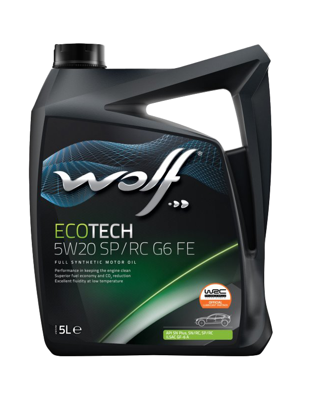 Моторное масло Wolf EcoTech 5W20 SP/RC G6 FE, 5л
